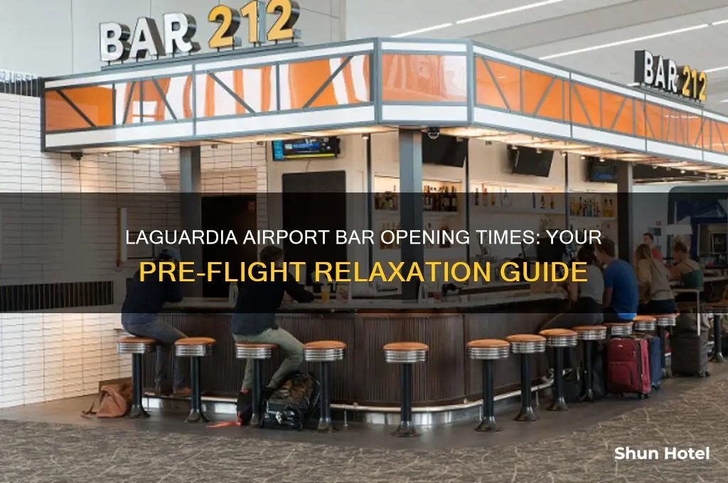 what time do bars open at laguardia airport