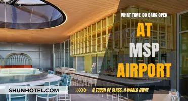 MSP Airport Bar Hours: When Do Drinks Start Pouring?
