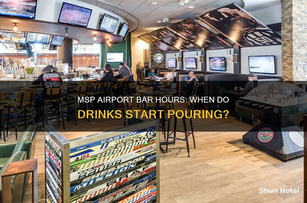 what time do bars open at msp airport