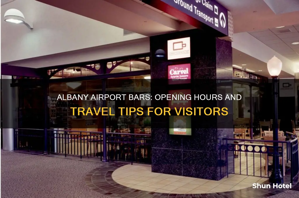 what time do bars open in albany airport