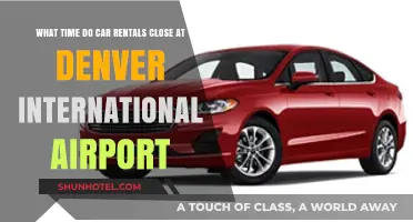 Denver Airport Car Rental Closing Times: What You Need to Know