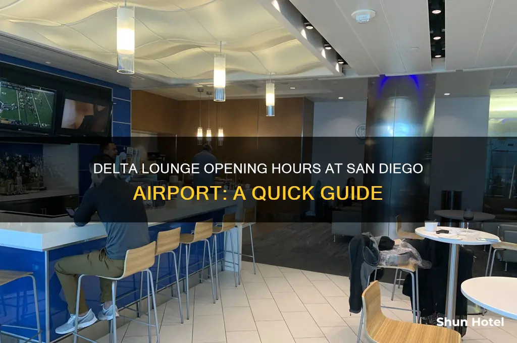 what time do delta lounge open in san diego airport