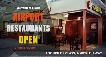 Denver Airport Restaurant Hours: When Do They Open for Travelers?