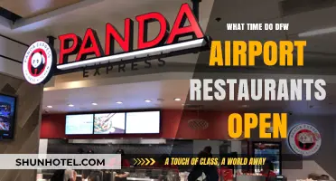 DFW Airport Dining Guide: Restaurant Opening Times for Travelers