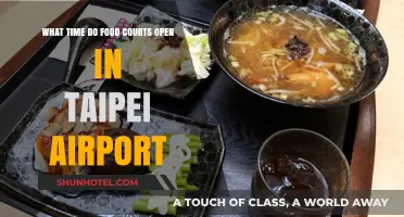 Taipei Airport Food Court Hours: When to Grab a Bite