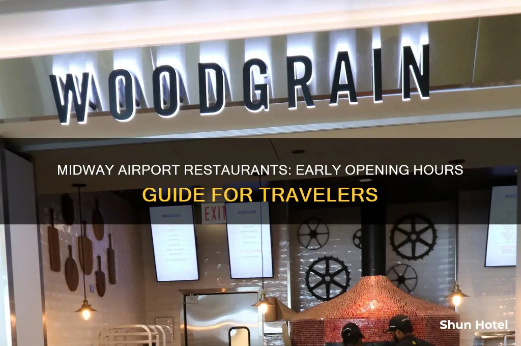 what time do midway airport restaurants open