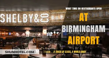 Birmingham Airport Restaurant Opening Times: Your Guide to Dining Hours