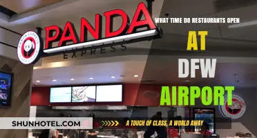 DFW Airport Restaurant Hours: When Do Eateries Open for Travelers?