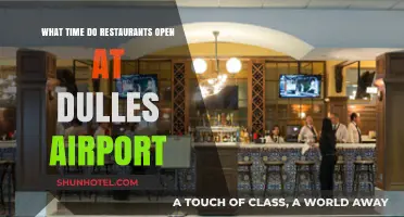 Dulles Airport Restaurant Opening Times: Your Complete Dining Guide