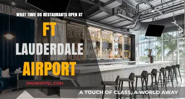 Ft. Lauderdale Airport Restaurant Hours: When Do They Open?