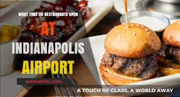 Indianapolis Airport Restaurant Hours: When Do Eateries Open for Travelers?