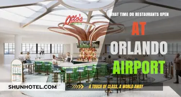 Orlando Airport Restaurant Hours: When Do Eateries Open for Travelers?