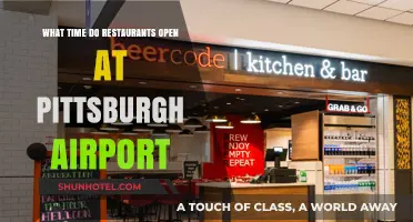 Pittsburgh Airport Restaurant Hours: When Do They Open for Travelers?