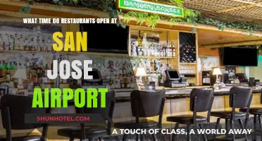 San Jose Airport Restaurant Hours: When Do They Open?
