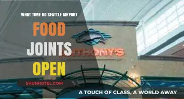 Seattle Airport Food Joints Opening Hours: Your Early-Morning Dining Guide