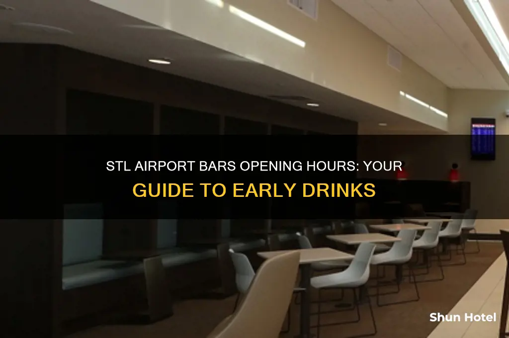 what time do stl airport bars open