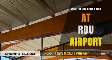 RDU Airport Store Hours: When Do Shops Open for Travelers?