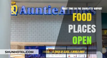Charlotte Airport Food Spots: Early Openings and Breakfast Hours