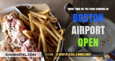 Boston Airport Food Vendors Opening Times: Your Quick Guide