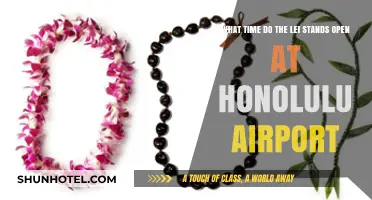 Honolulu Airport Lei Stands Opening Hours: Your Guide to Aloha Arrivals
