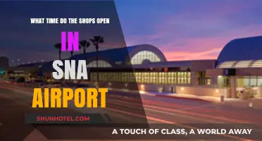 SNA Airport Shop Hours: When Do Stores Open for Travelers?