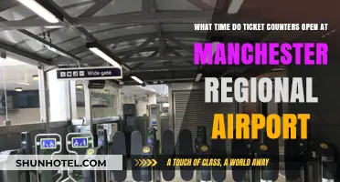 Manchester Regional Airport Ticket Counter Opening Times: A Quick Guide