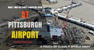 Pittsburgh Airport Ticket Counter Opening Hours: A Quick Guide