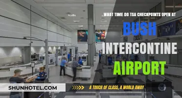 TSA Checkpoint Opening Times at Bush Intercontinental Airport: A Guide