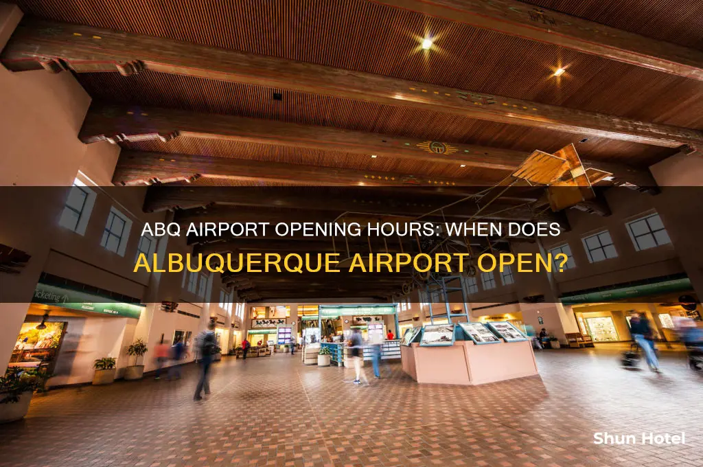 what time does abq airport open