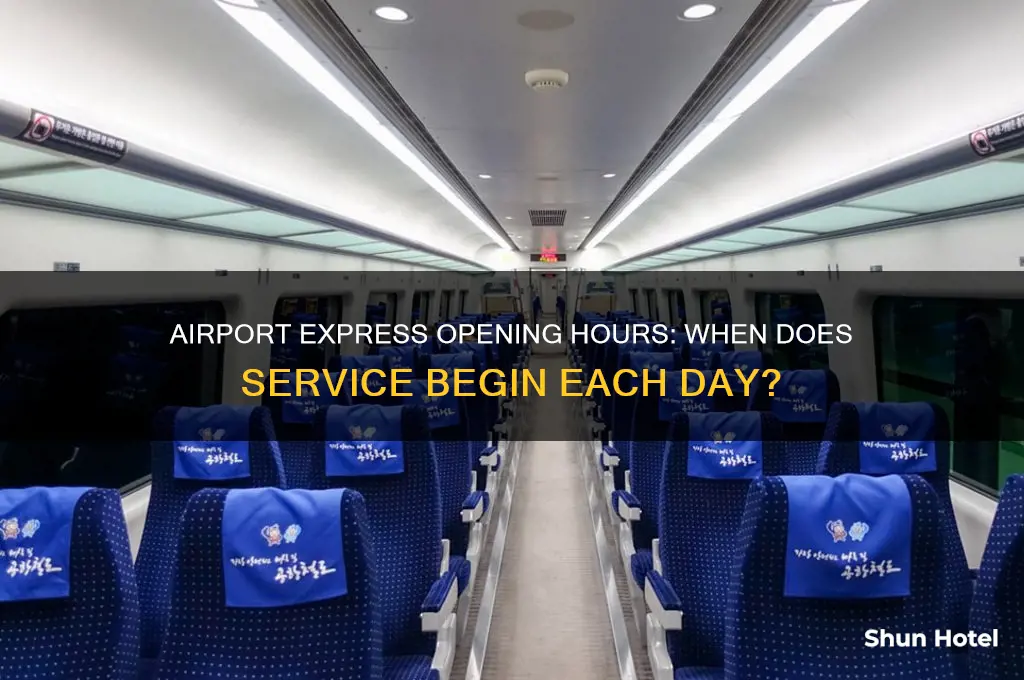 what time does airport express open