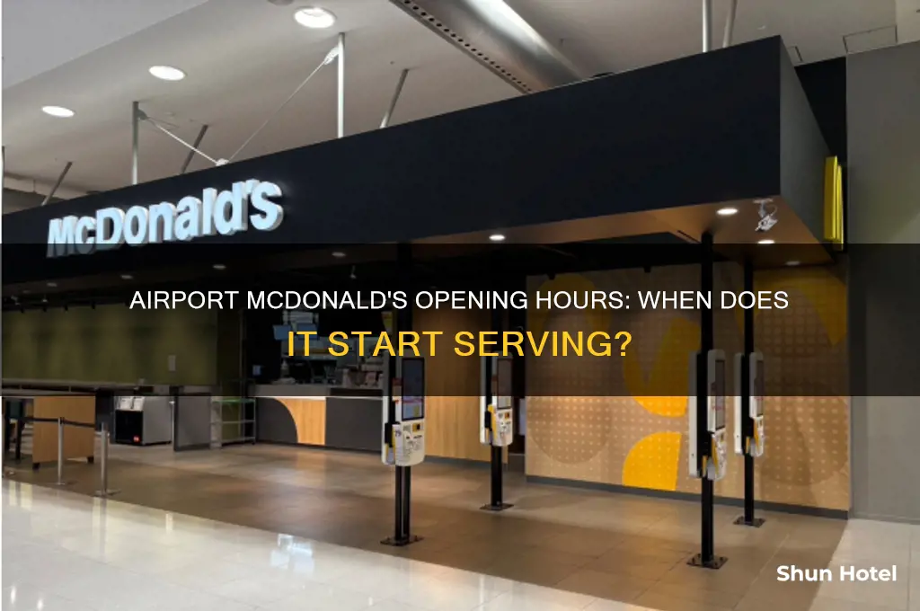what time does airport mcdonald