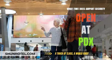 PDX Airport Security Opening Hours: When to Arrive for Smooth Screening