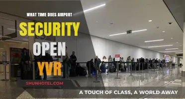 YVR Airport Security Opening Hours: Plan Your Arrival Time