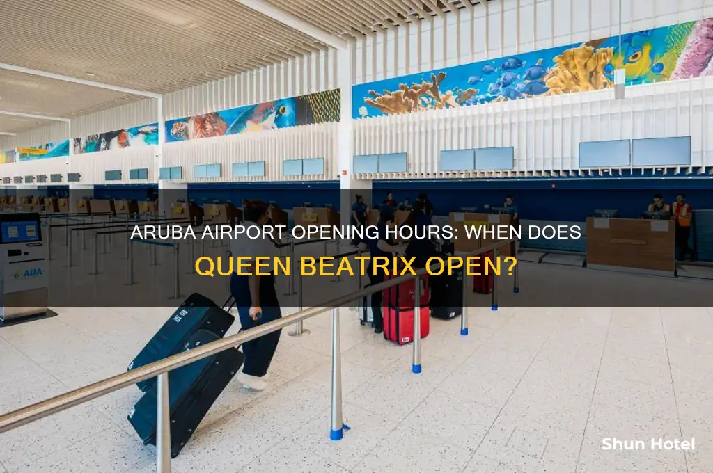 what time does aruba airport open