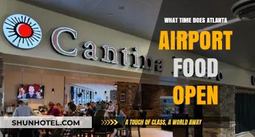 Atlanta Airport Food Hours: When Do Restaurants Open?