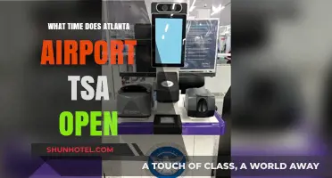 Atlanta Airport TSA Hours: When Does Security Screening Begin?
