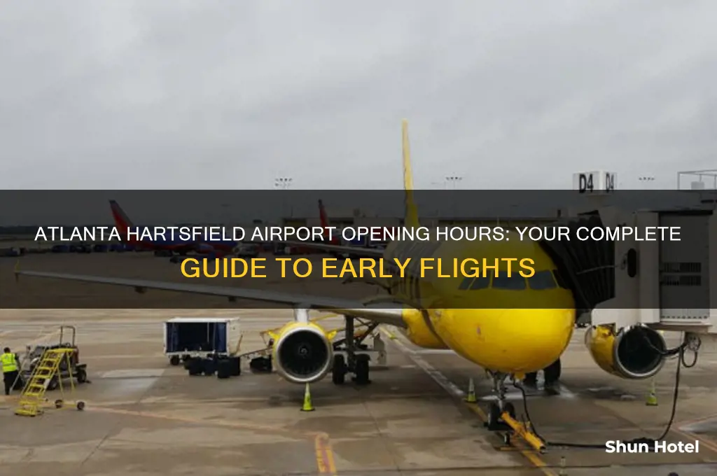 what time does atlanta hartsfield airport open
