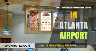 Auntie Anne's Atlanta Airport Opening Hours: Your Pretzel Fix Awaits