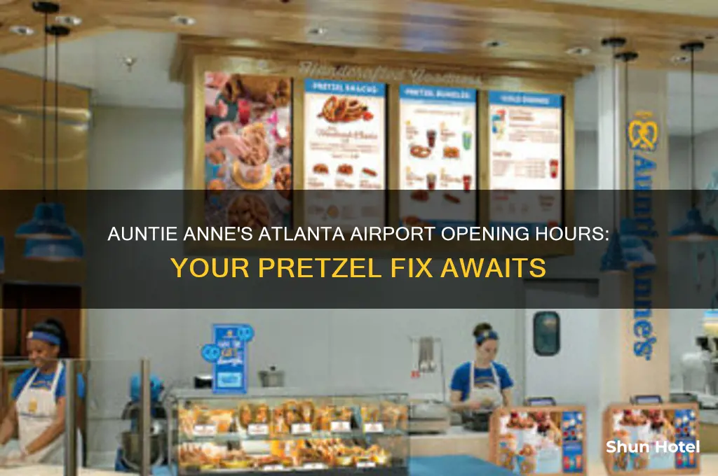 what time does auntie anne