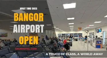 Bangor Airport Opening Hours: When Does It Start Operations?