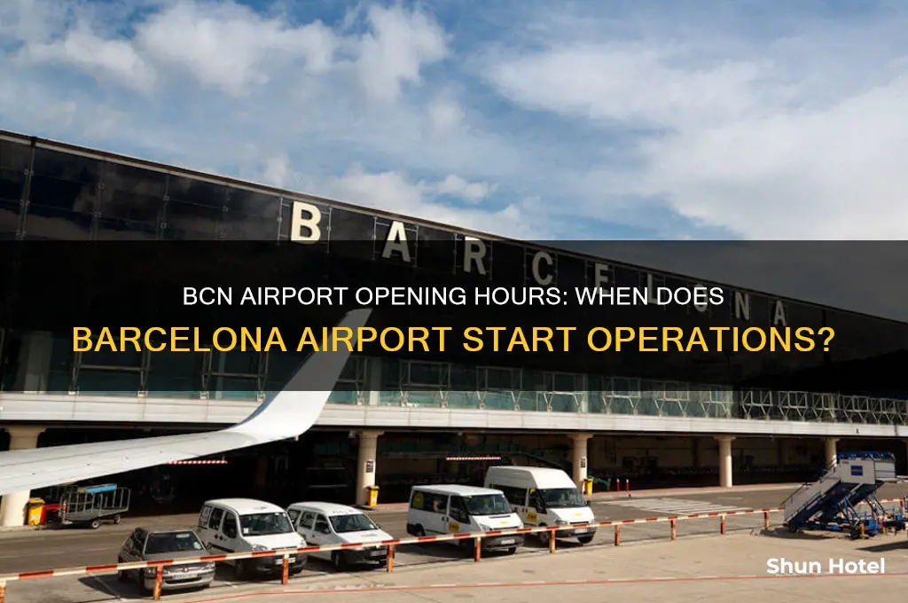 what time does bcn airport open