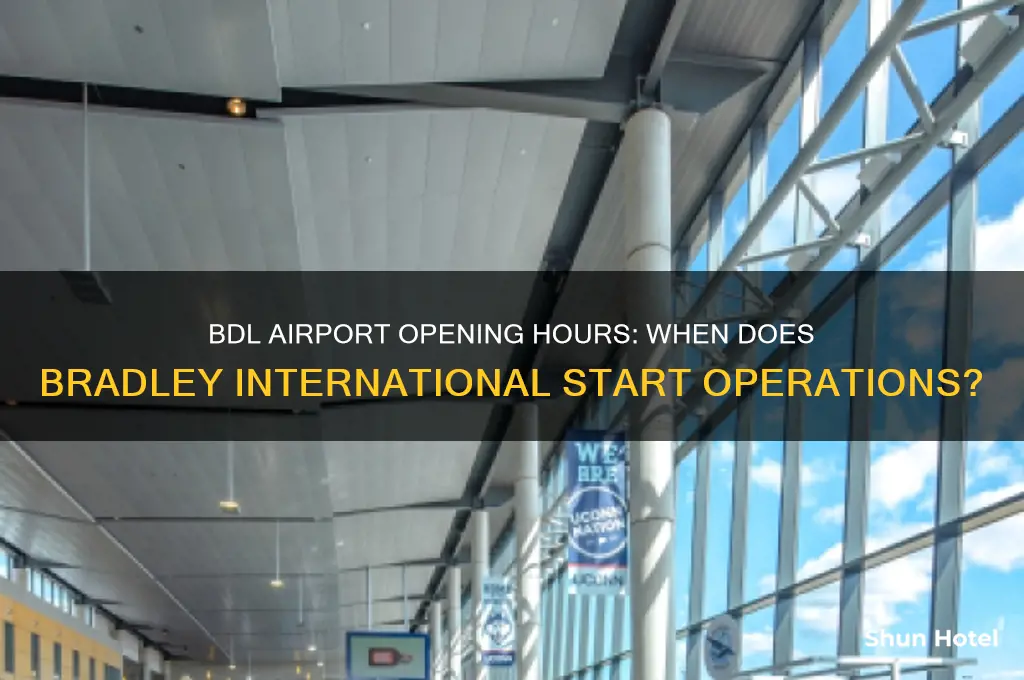 what time does bdl airport open