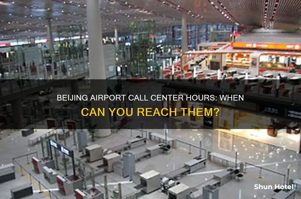 what time does beijing airport open for calls