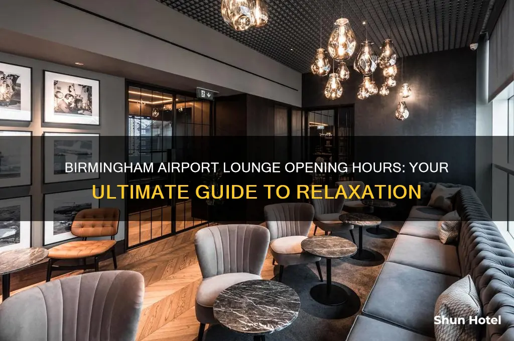 what time does birmingham airport lounge open