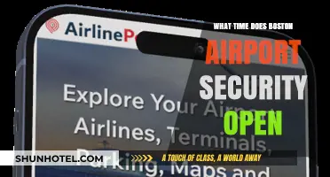 Boston Airport Security Hours: When Does Screening Start?