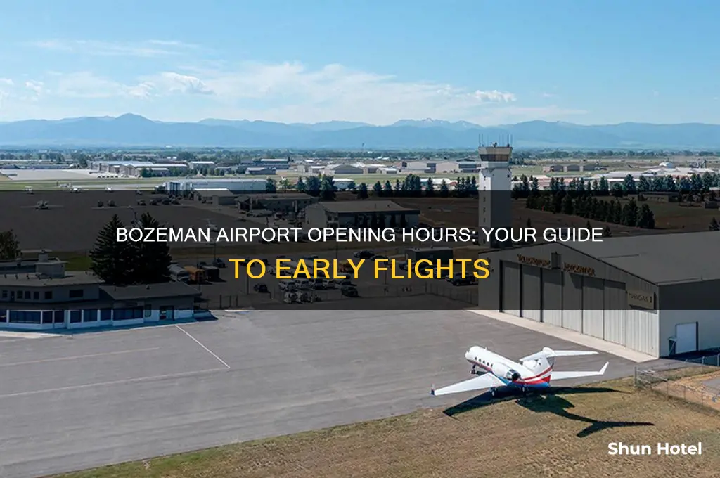 what time does bozeman airport open