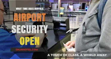 Buffalo Airport Security Opening Hours: Your Early Morning Travel Guide