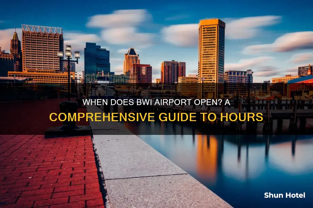 what time does bwi airport open