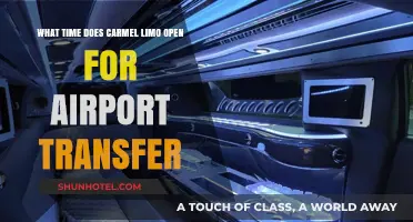 Carmel Limo Airport Transfer Hours: When Does Service Begin?