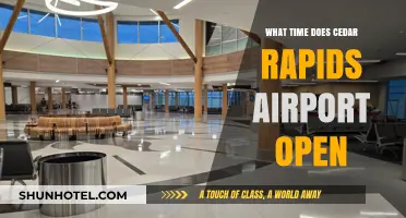 Cedar Rapids Airport Opening Hours: Your Guide to Early Flights
